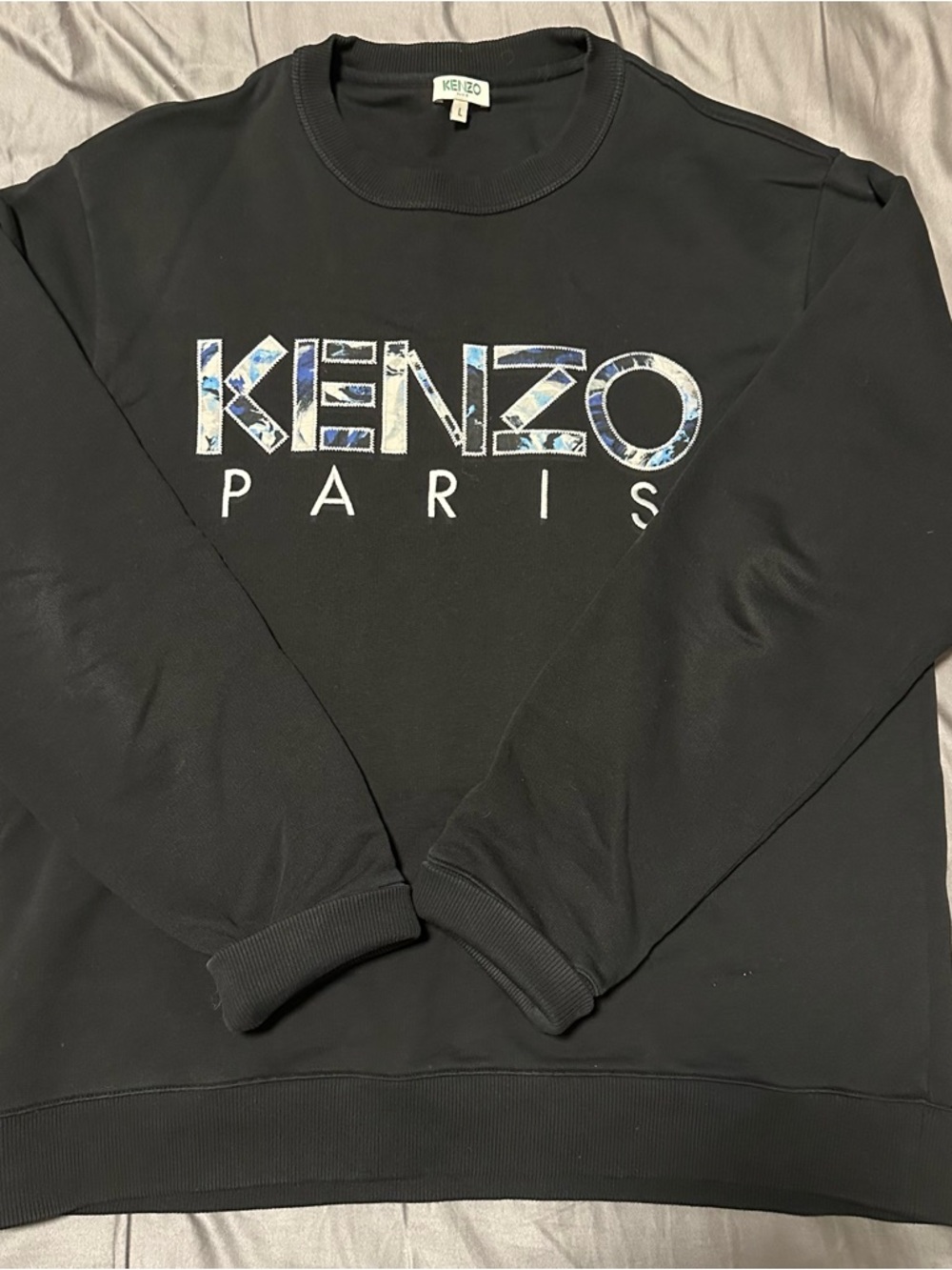 Kenzo Paris Logo Sweatshirt Black